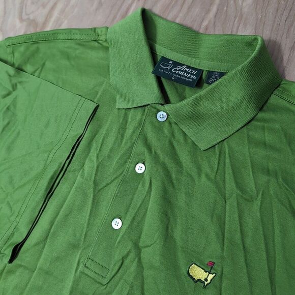 Augusta Sportswear Other - Amens‎ Corner Men's L 60's Two Ply Double Mercerized Augusta Masters Polo Green